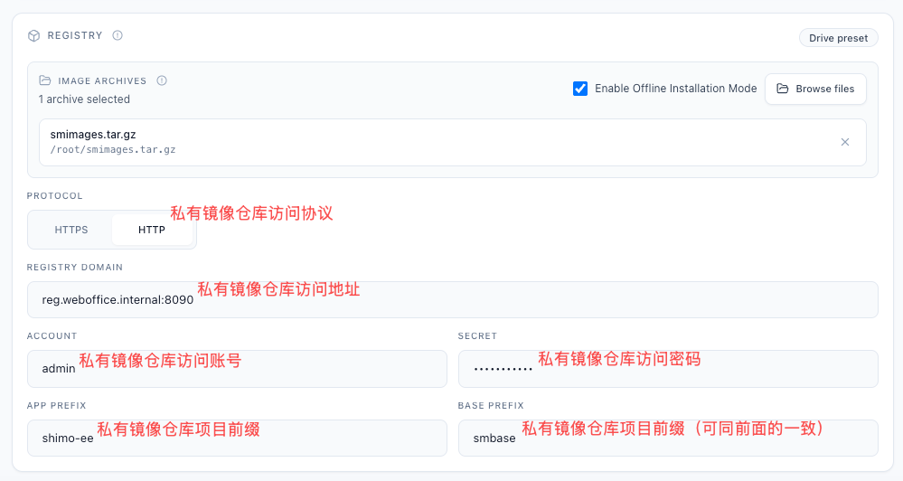 配置私有镜像仓库